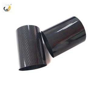 89mm 3K Carbon Fiber Útblástur Pipe