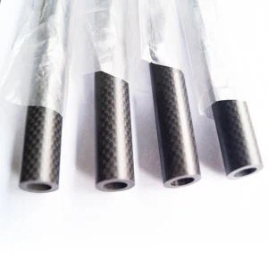 Létt þyngd Hár styrkur Mattur koltrefja rör