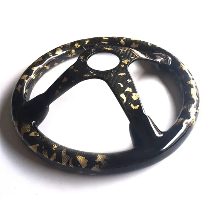 Carbon Fiber Forged pattern circle Car Steering Wheel (4)